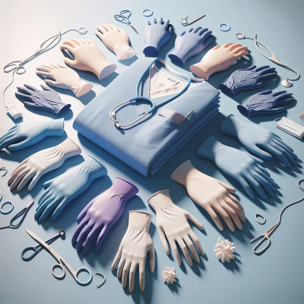 ¿Qué tipo de guantes hay en salud?